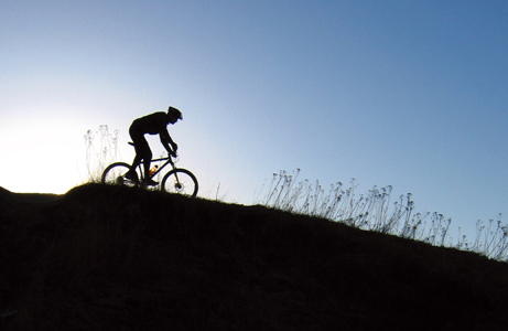 mountain bike rider